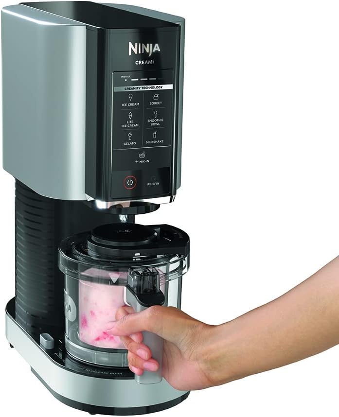 Ninja CREAMi Ice Cream Maker, Frozen Dessert Machine, Makes Icecream, Gelato, Frozen Yoghurt & More - New Condition