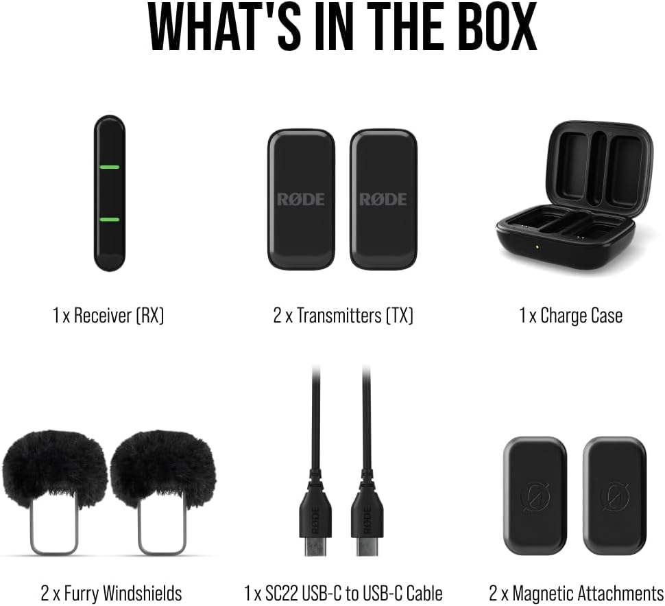 Rode Wireless Micro Ultra-compact Wireless Microphone - New Condition