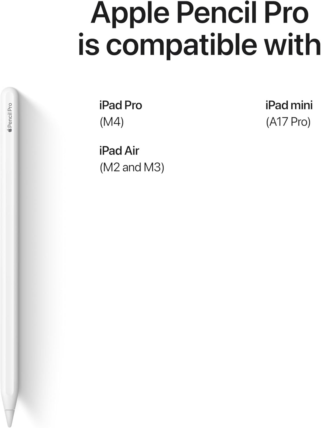 Apple Pencil Pro (Latest Model) – Pixel-Perfect Precision, iPad Compatible - Good Condition