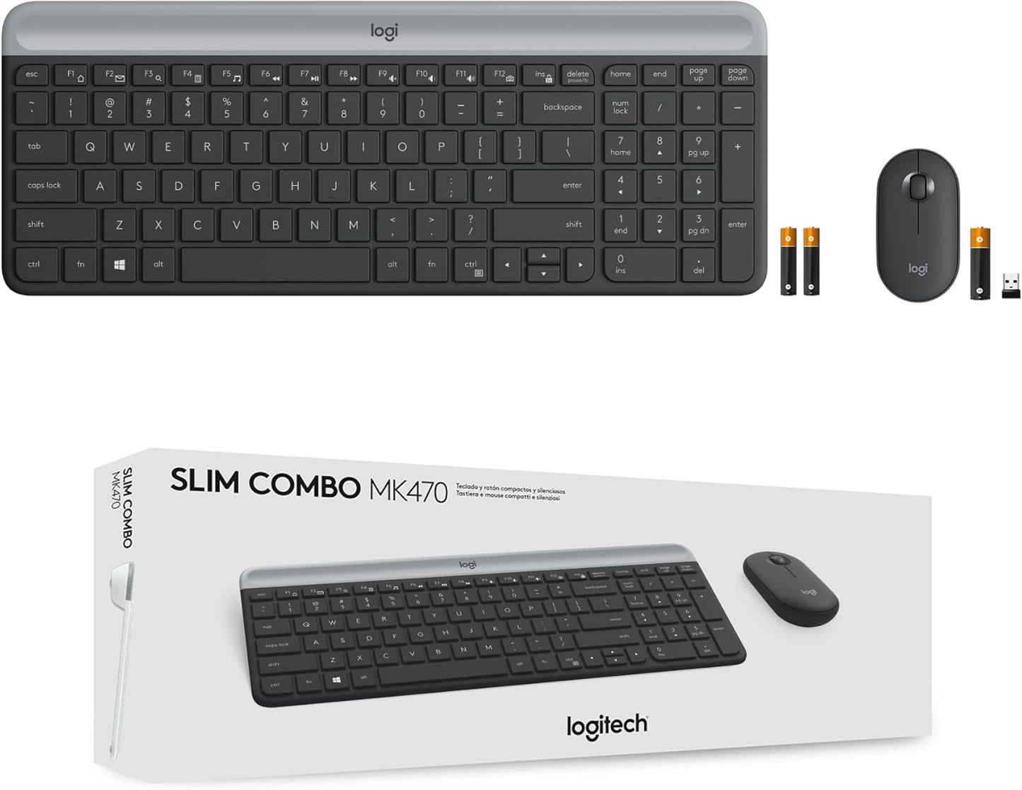 Logitech MK470 Slim Wireless Keyboard and Mouse Combo - New Condition