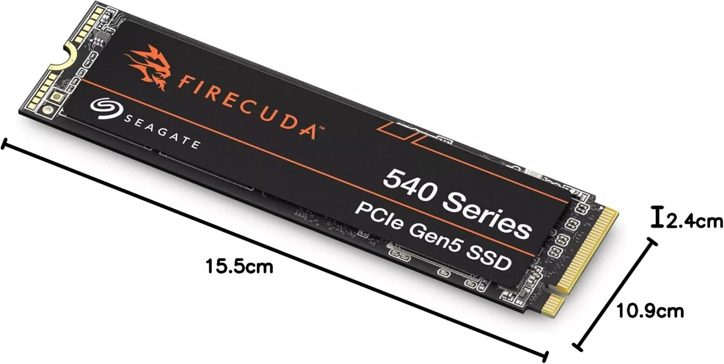 Seagate FireCuda 540 SSD, 2 TB, Internal Solid State Drive - New Condition