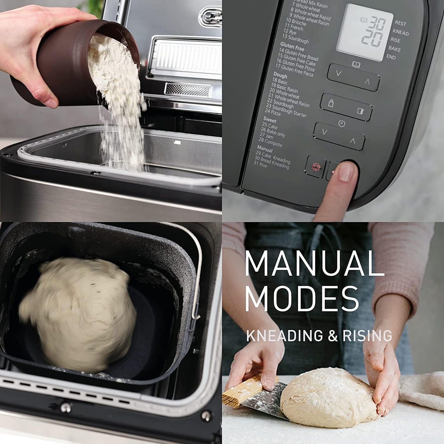 Panasonic Premium Automatic Bread Maker – Stainless Steel, 31 Programs, Yeast & Nut Dispenser - Good Condition