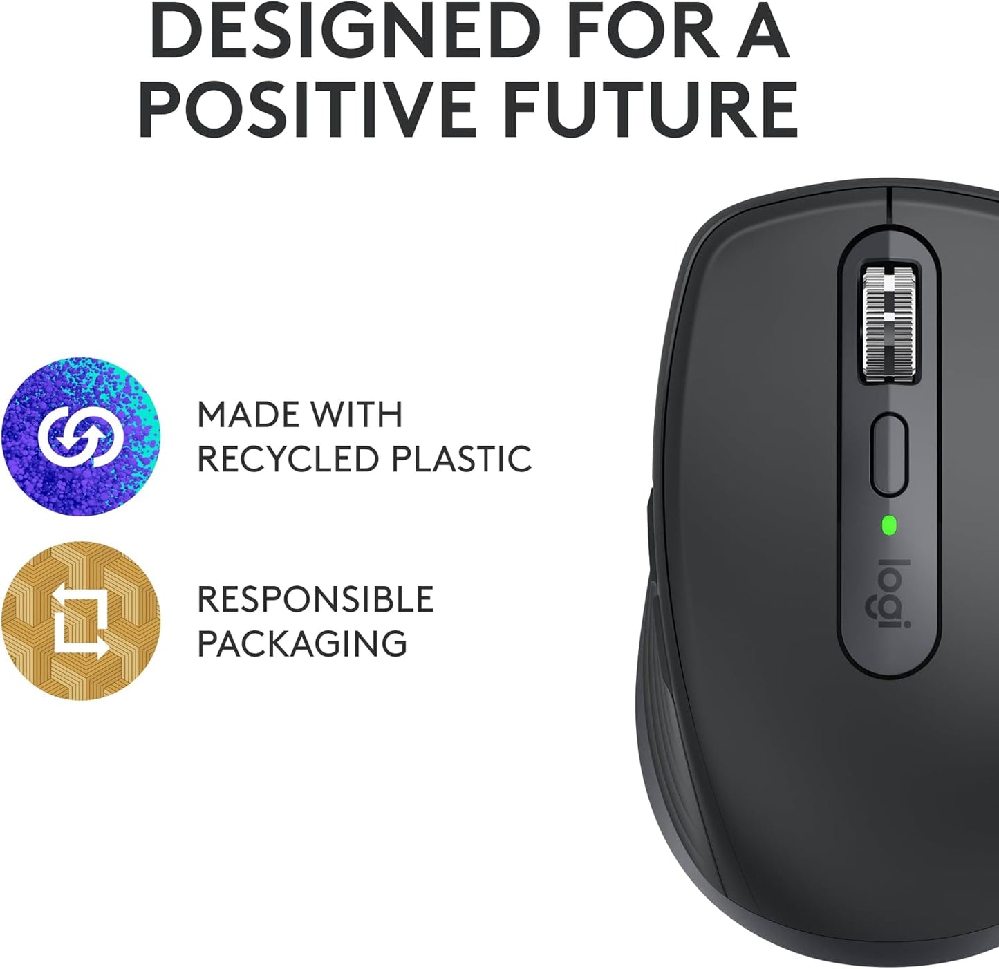 Logitech MX Anywhere 3S Compact Wireless Mouse – Graphite - New Condition
