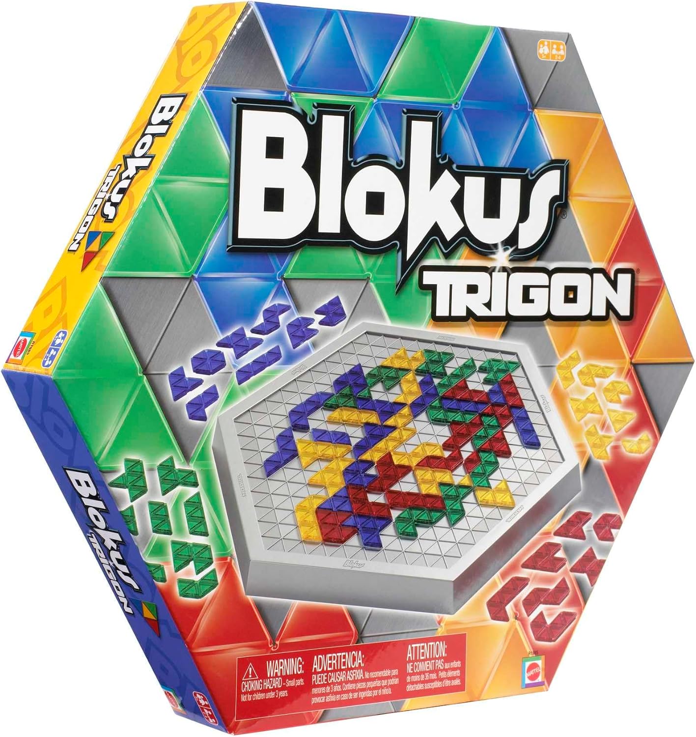 Blokus Trigon Strategy Board Game – Family Game for Kids & Adults, Easy to Learn, Competitive Blocking Gameplay - New Condition