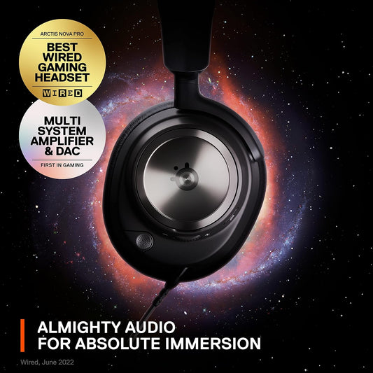 SteelSeries Arctis Nova Pro Wired Multi-System Gaming Headset – Black - Excellent Condition