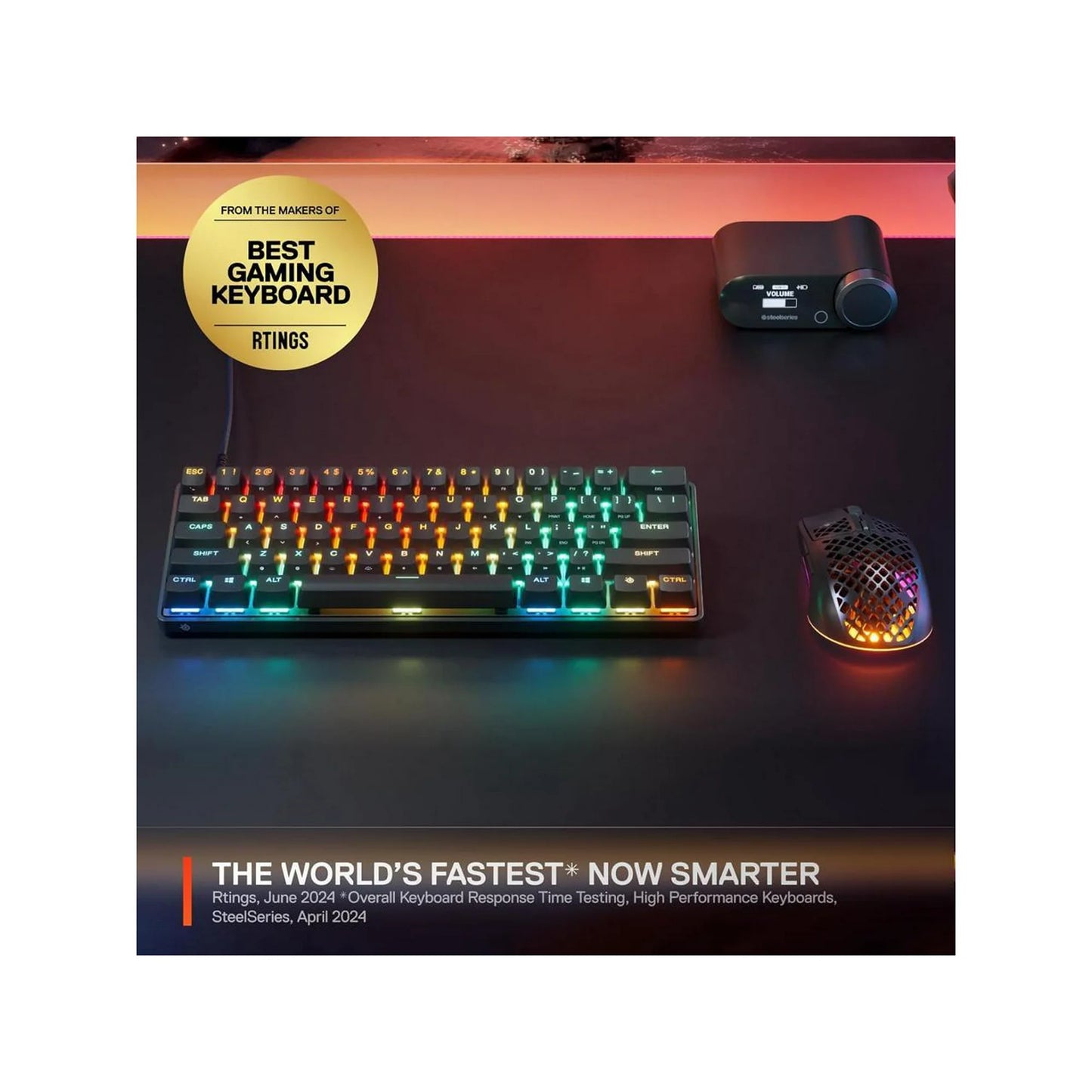 SteelSeries Apex Pro TKL Wireless Gaming Keyboard – OmniPoint 3.0 Switches (US Layout) - Good Condition