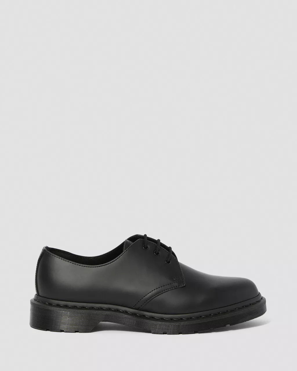 Dr. Martens Unisex 1461 Mono 3-Eye Shoe Smooth Leather Black - Good Condition