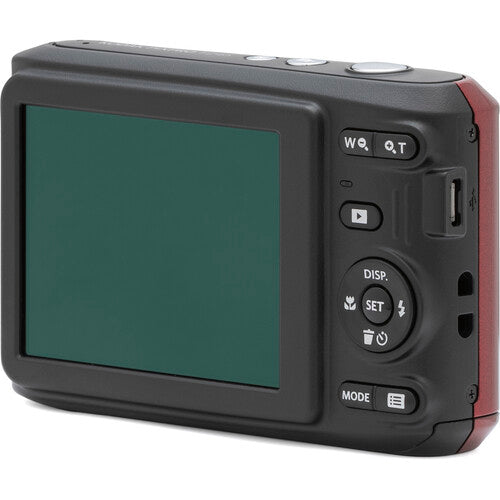 Kodak Pixpro FZ45 Digital Camera 16MP 4X Zoom Red - Good Condition (Slight crack)