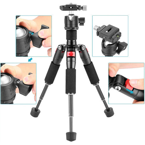 Neewer M521 Desktop Mini Tripod with Arca-Type Ball Head - New Condition