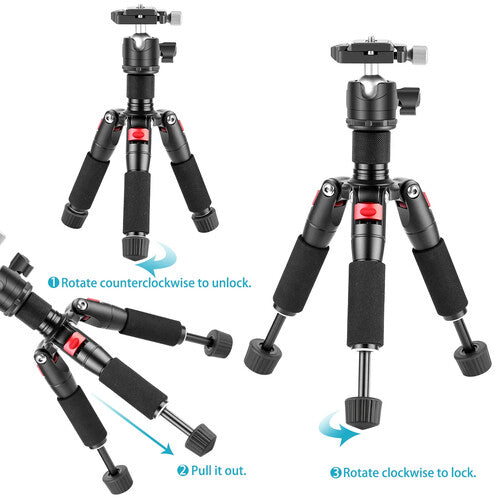 Neewer M521 Desktop Mini Tripod with Arca-Type Ball Head - New Condition