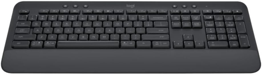 Logitech Signature K650 Wireless Comfort Keyboard with Wrist Rest, Graphite - New Condition