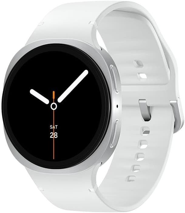 Samsung Galaxy Watch8 [AU Version], (Silver, LTE, 44 mm) with Sport Band, Smart Watch - Excellent Condition