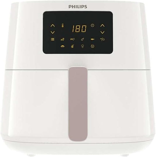 Philips Essential Air Fryer - 4.1 L Pan, Deep Fryer without Oil, Rapid Air Technology, HomeID Recipe App, Time & Temp Control - New Condition