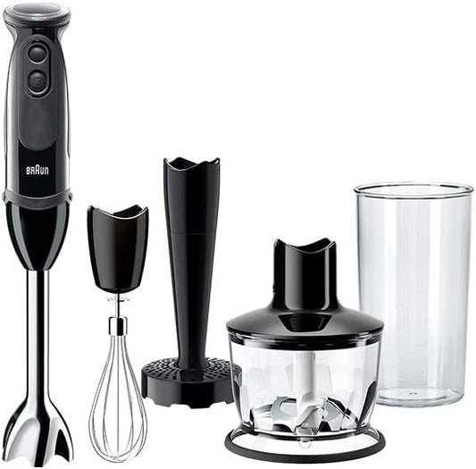 Braun Household MultiQuick 5 Vario Hand Blender, Sauce Mixer, BPA-Free Plastic Beaker, Black - Good Condition