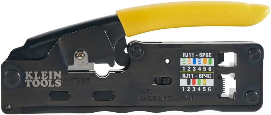 KLEIN TOOLS Compact Ratcheting Modular Crimper - New Condition