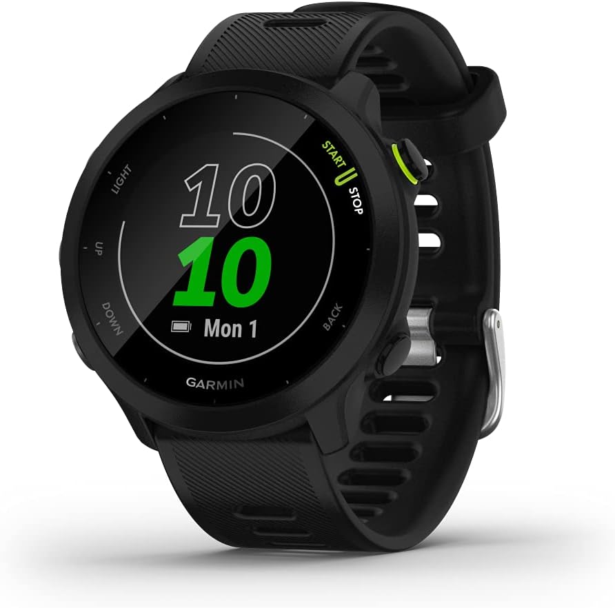 Garmin Forerunner 55 GPS Running Watch – Black - Excellent Condition
