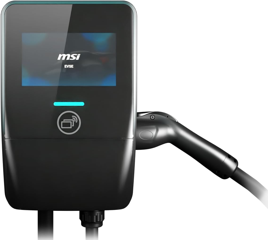 MSI EV Premium AC EV Charger Type 2, 7.4kW, 7” Display - New Condition