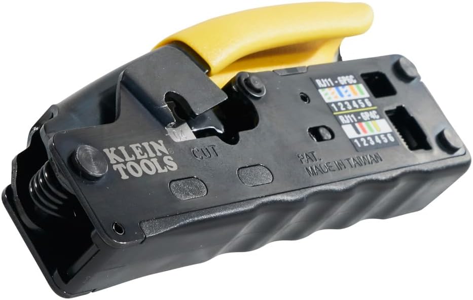 KLEIN TOOLS Compact Ratcheting Modular Crimper - New Condition