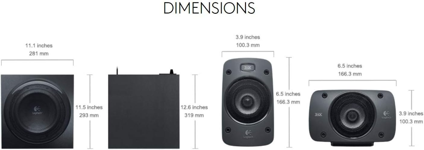 Logitech Z906 500 Watts Multimedia Speakers - New Condition