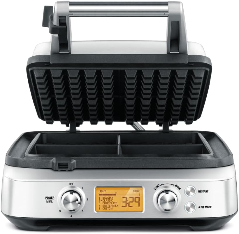 Breville the Smart Waffle, Silver - New Condition