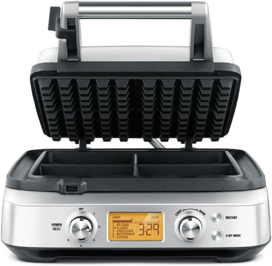 Breville the Smart Waffle, Silver - New Condition