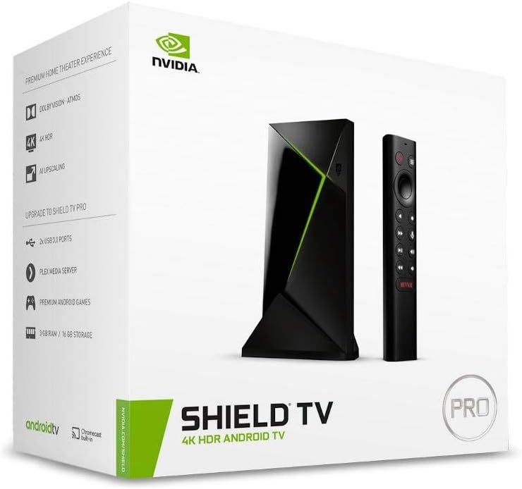 NVIDIA Shield Android TV Pro | 4K HDR Streaming Media Player - New Condition
