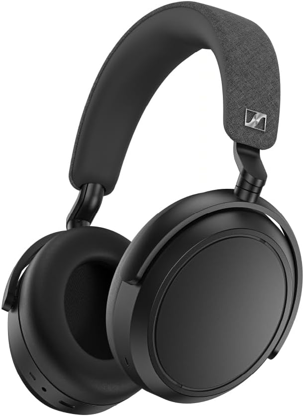 Sennheiser MOMENTUM 4 Wireless – Over-Ear Bluetooth Headphones with ANC & 6se0h Battery Black - Excellent Condition