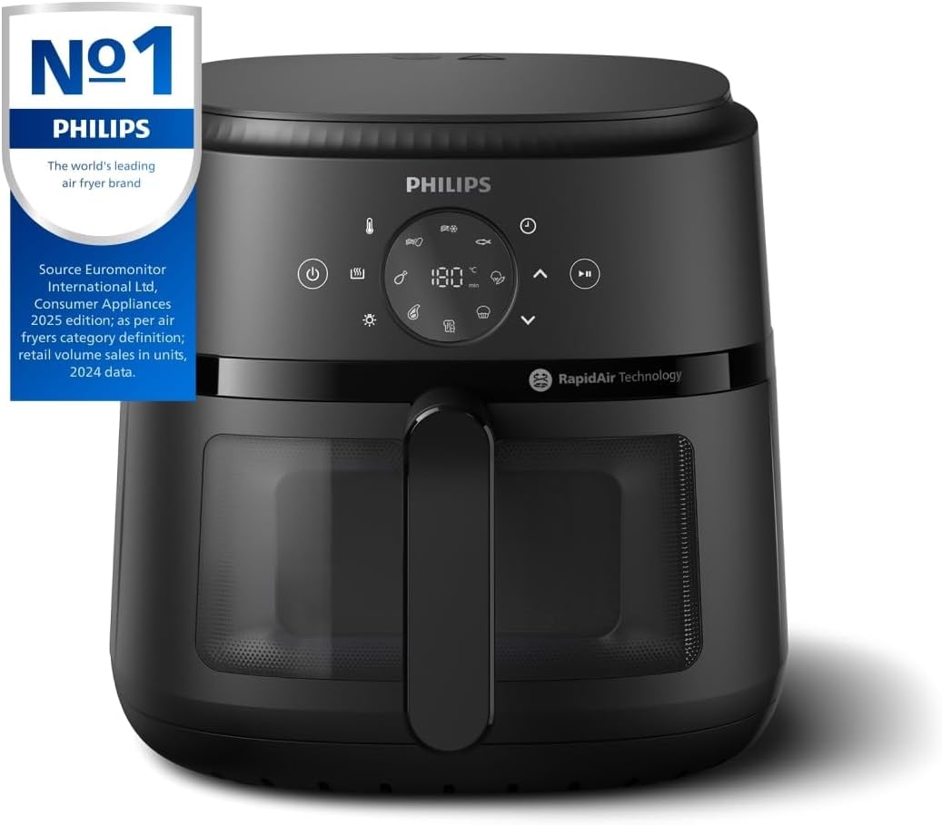 Philips Air Fryer 2000 Series 6.2L – Healthy Frying with RapidAir Technology - New Condition
