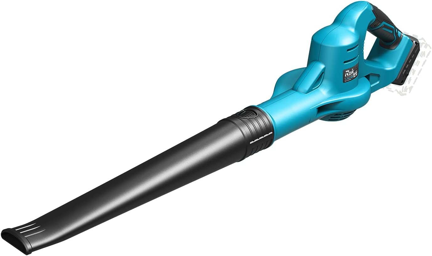 Rok Cordless Leaf Blower Skin-Only 18 V, Black/Blue - New Condition