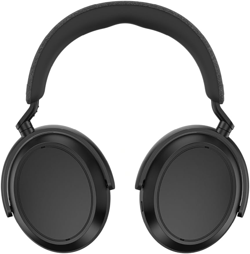 Sennheiser MOMENTUM 4 Wireless – Over-Ear Bluetooth Headphones with ANC & 6se0h Battery Black - Excellent Condition