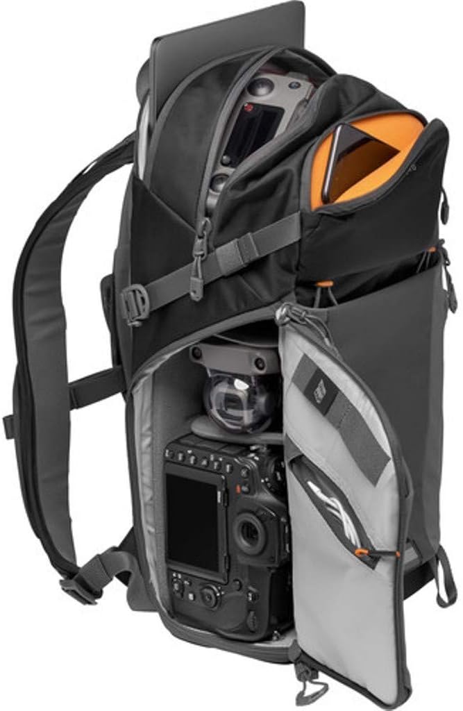 Lowepro LP37260-PWW Photo Active Outdoor Camera Backpack, Black/Grey - New Condition