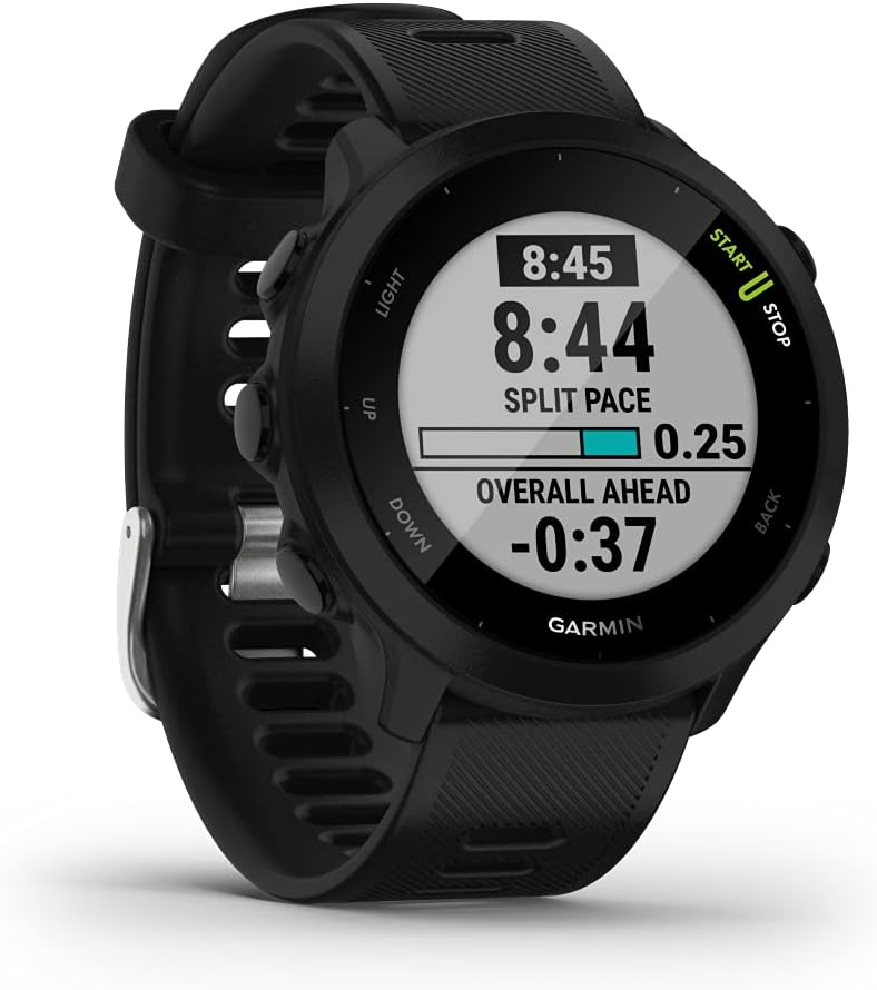 Garmin Forerunner 55 GPS Running Watch – Black - Excellent Condition