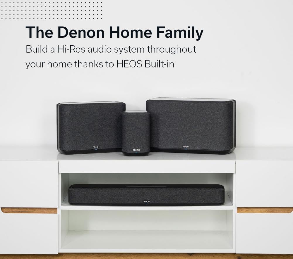 Denon Home 550 Wireless Smart Soundbar for TV with Dolby Atmos 3D Audio - New Condition