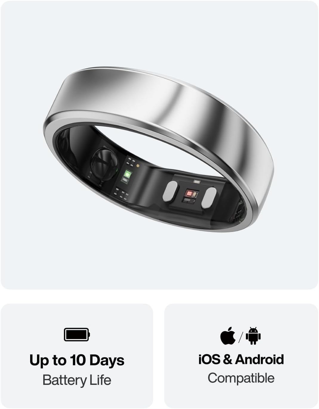 RingConn Gen 2 Air, Ultra-Thin AI Smart Ring - New Condition