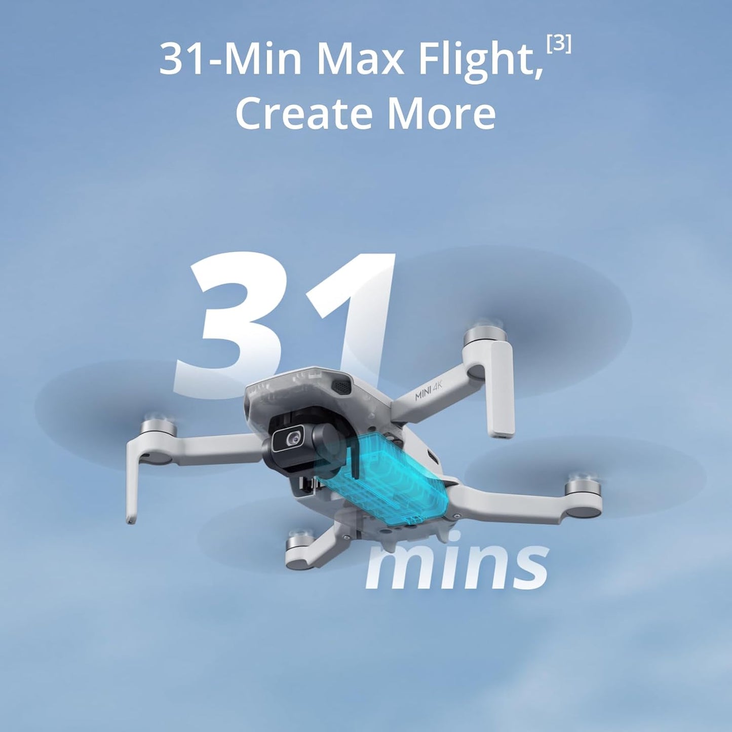 DJI Mini 4K Drone with 4K UHD Camera & 3-Axis Gimbal – Lightweight - Excellent Condition