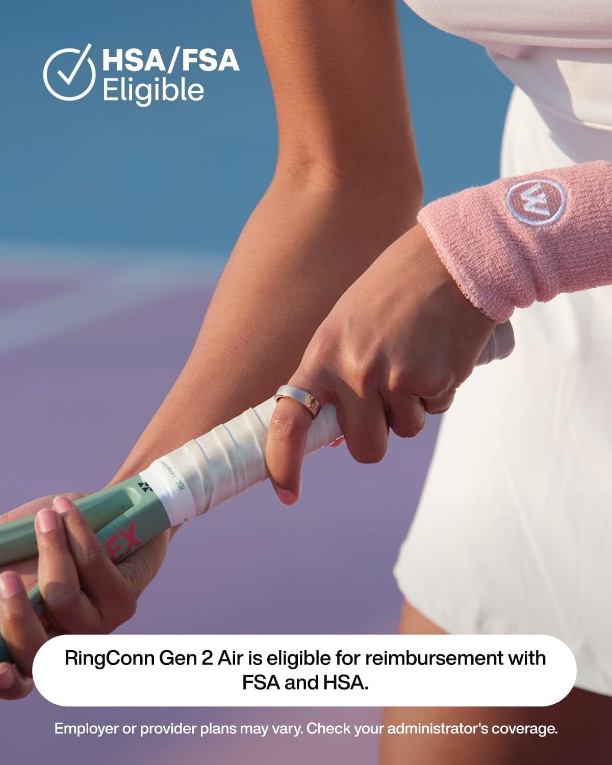 RingConn Gen 2 Air, Ultra-Thin AI Smart Ring - New Condition