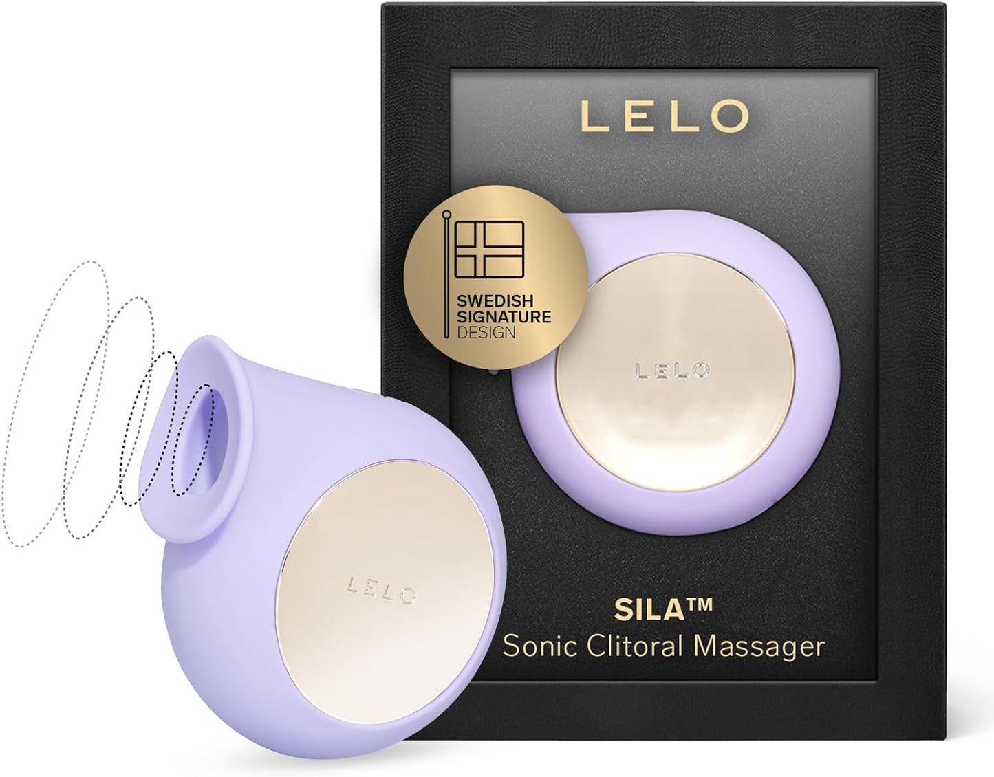 LELO SILA Sonic Clit Sucker, Waterproof Vibrator, Adult Toys Vibrators Sex Toys for Women, Lilac - New Condition