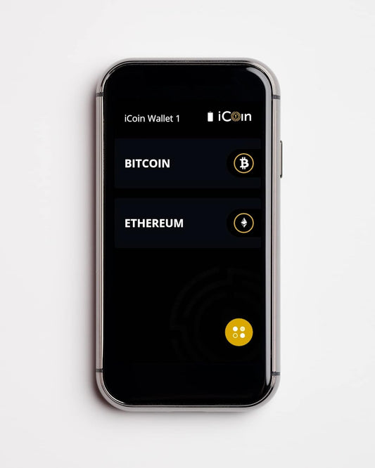 iCoin Hardware Wallet - The Most Trusted Digital Crypto Hardware Wallet with a 3in Color LCD Touchscreen, Digital Wallet for NFT, Crypto Currency and Tokens; All-in-one - New Condition
