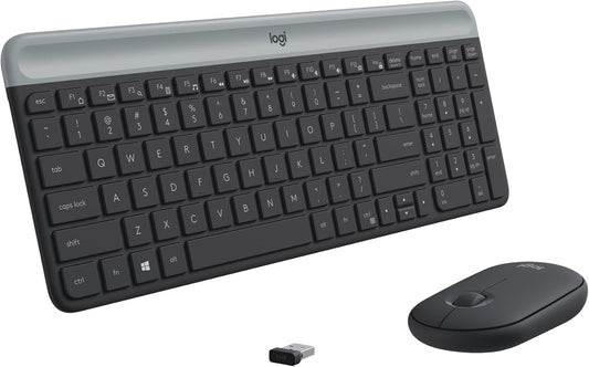 Logitech MK470 Slim Wireless Keyboard and Mouse Combo, Black - New Condition
