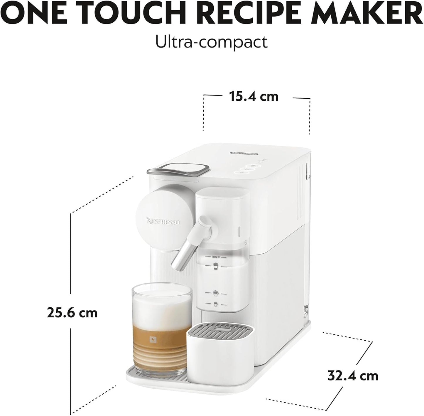 De'Longhi Nespresso Lattissima One EN510.W, Automatic Coffee Maker - New Condition
