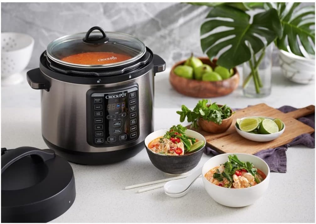 Crock-Pot Express Crock XL Multi Cooker 7.6L Stainless Steel - Good Condition