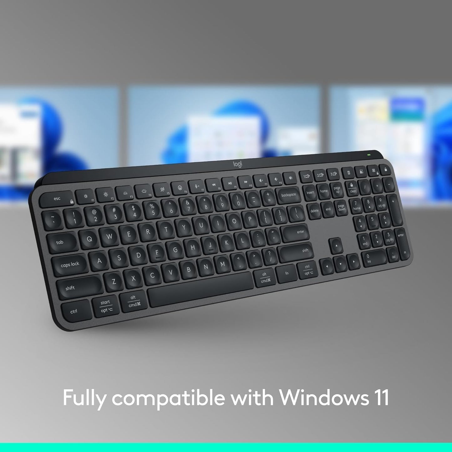 Logitech MX Keys S Wireless Keyboard Backlit Bluetooth/USB-C - Excellent Condition