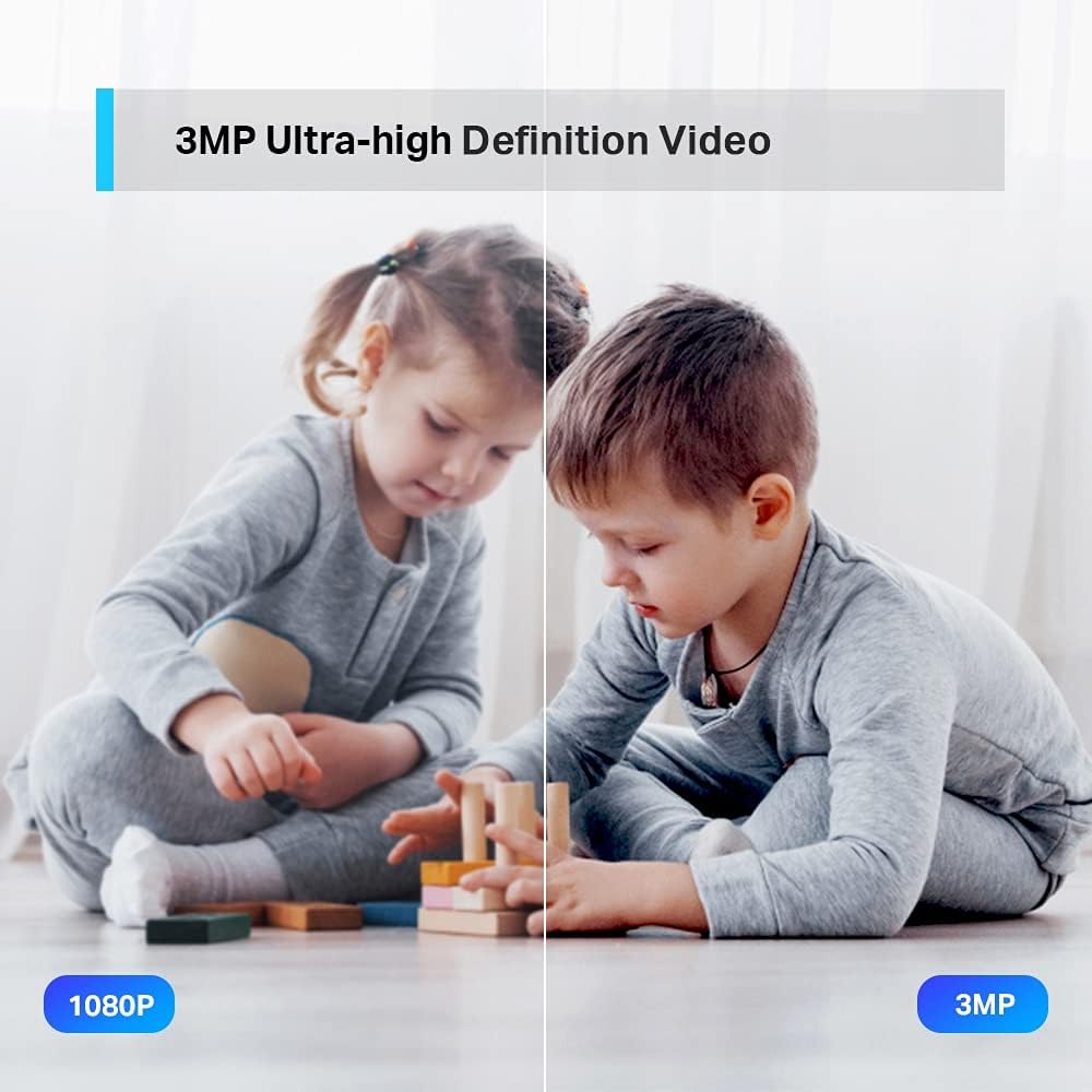 Tapo TP-Link C210 Smart Home Security Wi-Fi Camera 2K 3MP Baby Monitor - New Condition
