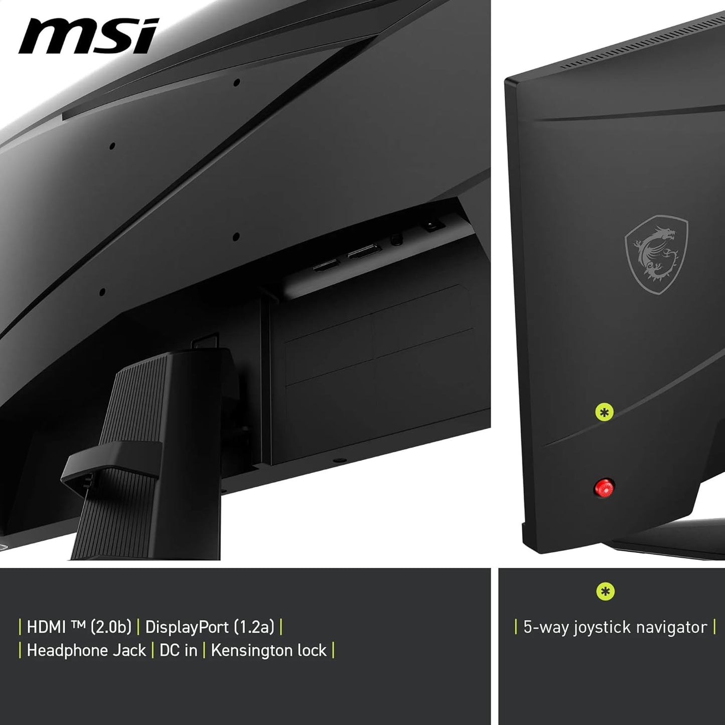 MSI MAG 244F 24' FHD (1920 x 1080) IPS Gaming Monitor - Excellent Condition