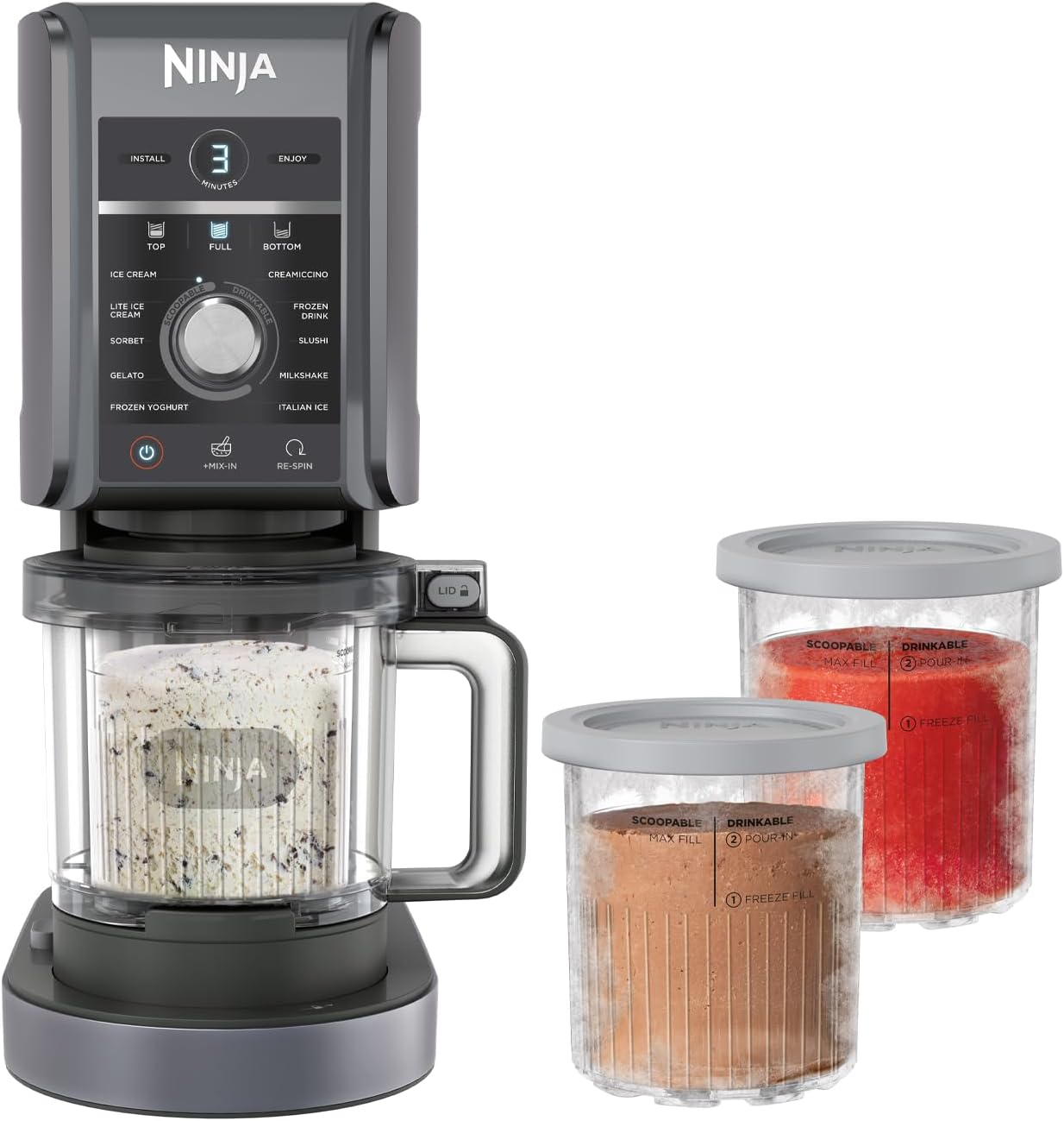 Ninja CREAMi Deluxe 11-In-1 Ice Cream & Frozen Treat Maker - Excellent Condition