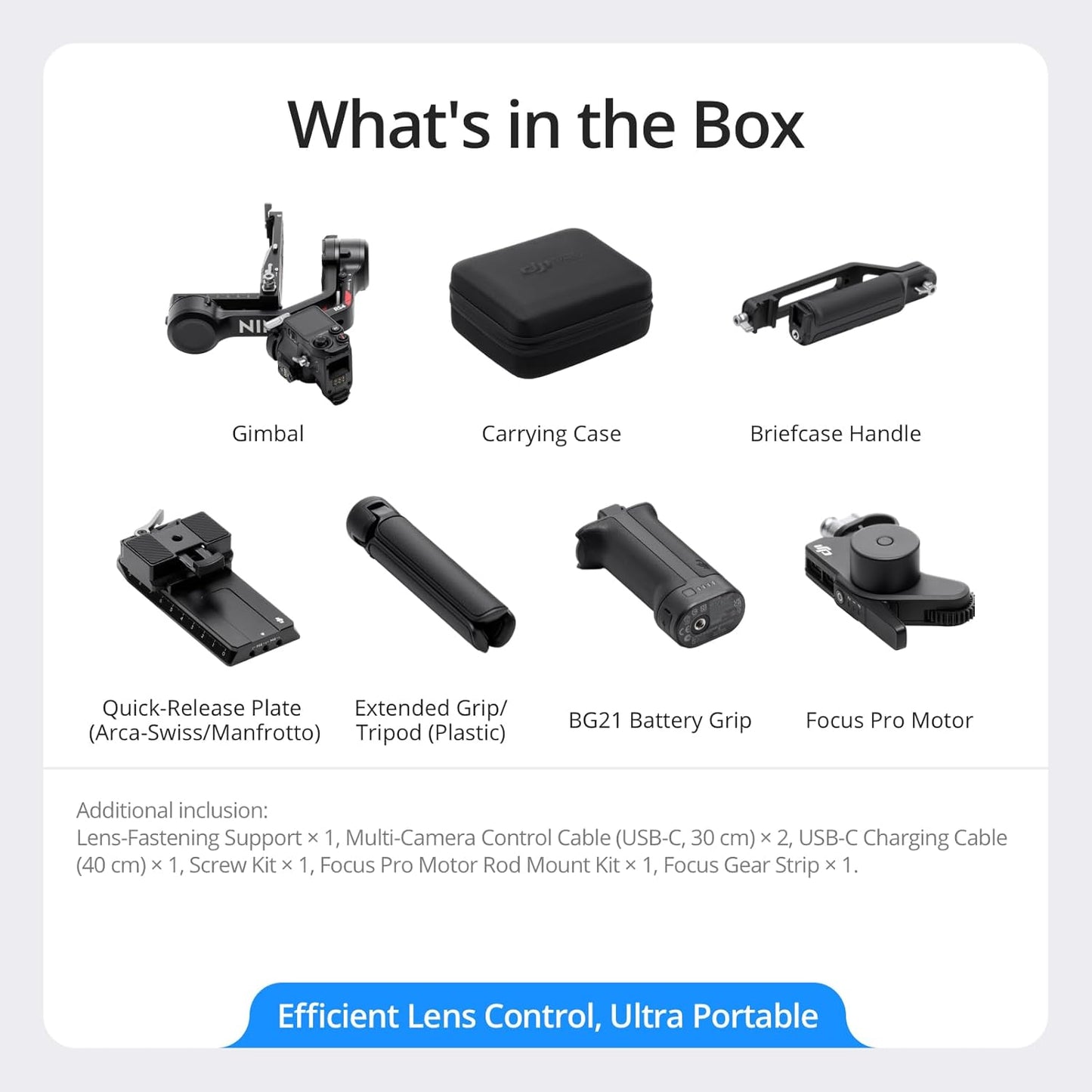 DJI RS 4 Combo 3-Axis Camera Gimbal Stabilizer - New Condition