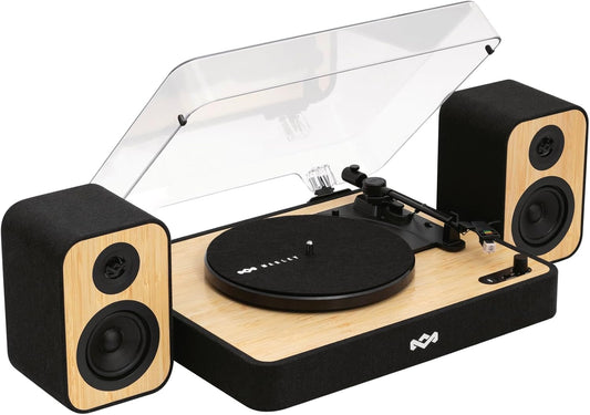 House of Marley Revolution Wireless Turntable with Speakers - New Condition