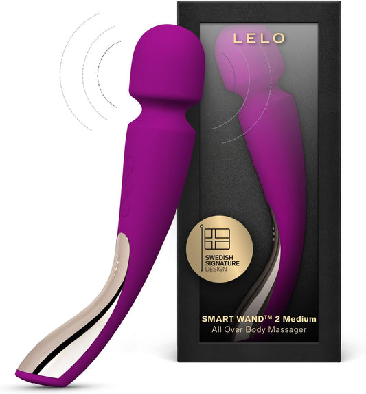 LELO SMART WAND 2 Medium Personal Wand Massager Tension Releasing Muscle and Body Massager - New Condition