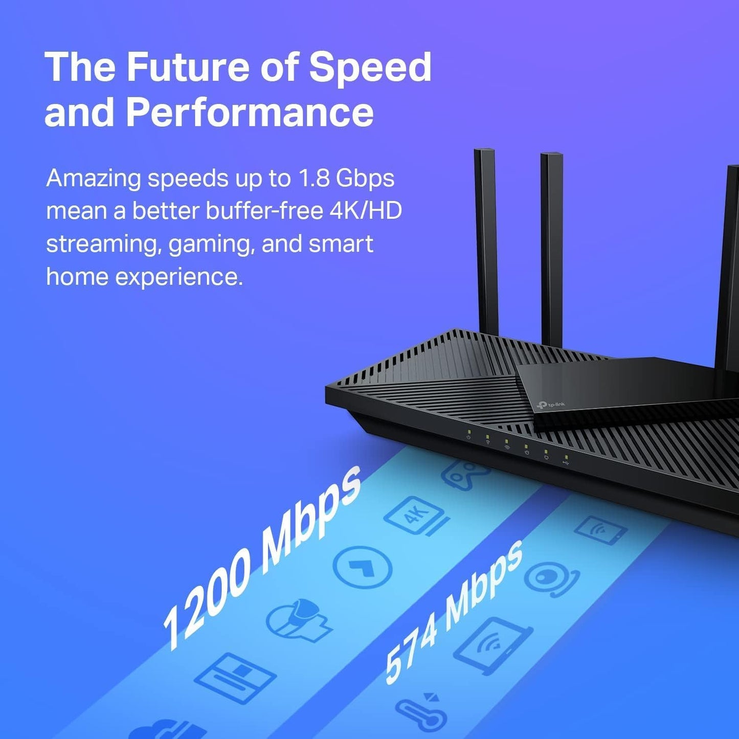 TP-Link Archer AX21 V5 AX1800 Wi-Fi 6 Dual-Band Router - New Condition