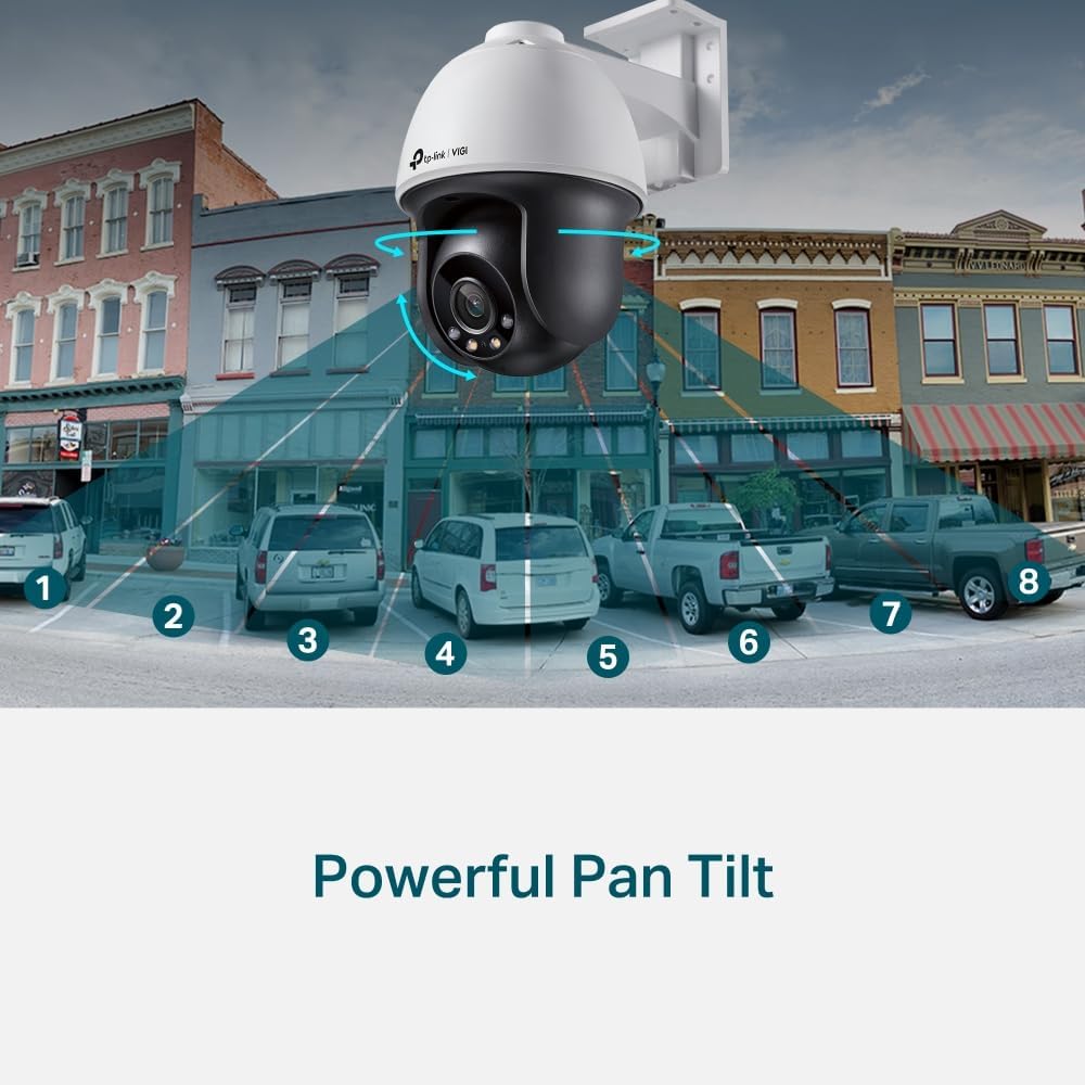 TP-Link VIGI C540 4MP Smart Outdoor Pan/Tilt Security Camera - New Condition